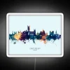 Canterbury England Skyline RGB Neon Sign