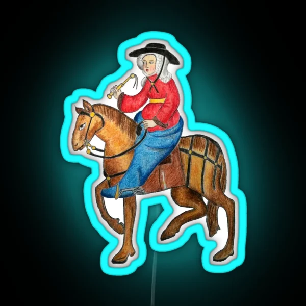 Canterbury Tales Wife Of Bath RGB Neon Sign