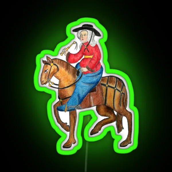 Canterbury Tales Wife Of Bath RGB Neon Sign