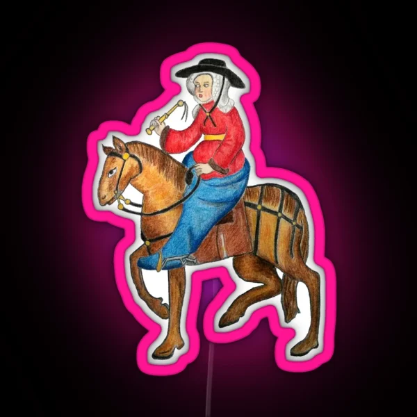 Canterbury Tales Wife Of Bath RGB Neon Sign