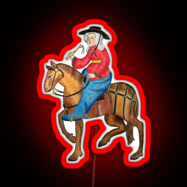 Canterbury Tales Wife Of Bath RGB Neon Sign