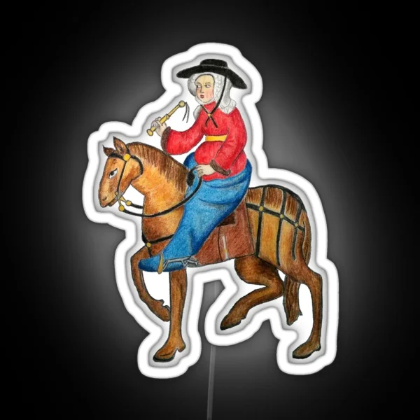 Canterbury Tales Wife Of Bath RGB Neon Sign