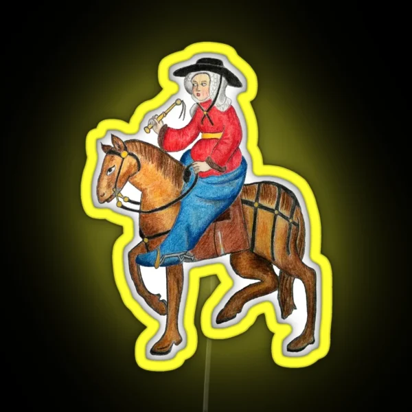 Canterbury Tales Wife Of Bath RGB Neon Sign