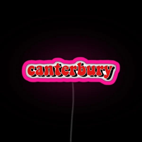 Canterbury Uni RGB Neon Sign