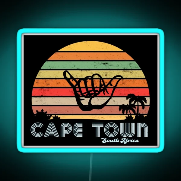 Cape Town 70 S Retro Chill RGB Neon Sign