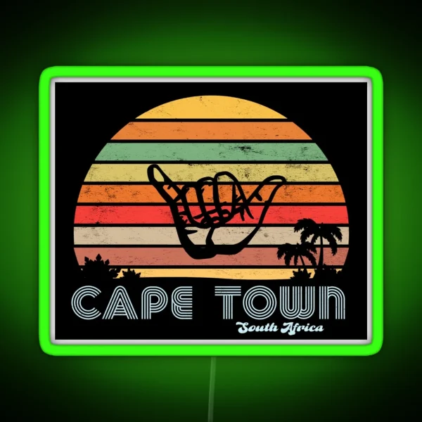 Cape Town 70 S Retro Chill RGB Neon Sign