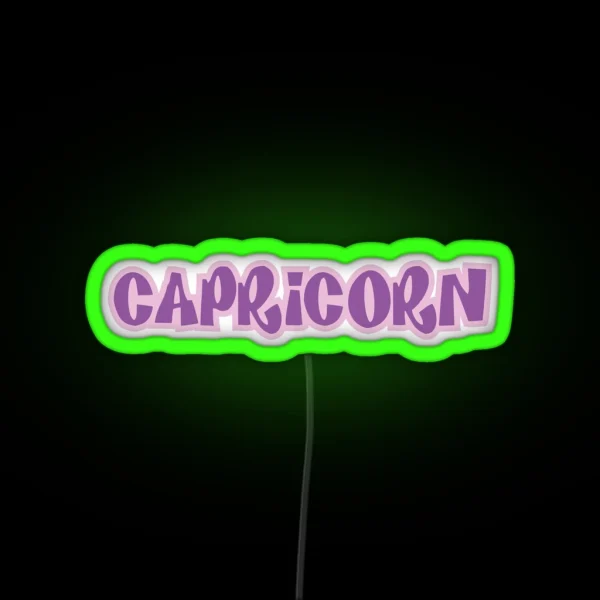 Capricorn Bratz RGB Neon Sign