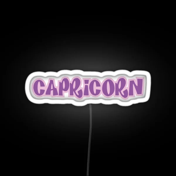 Capricorn Bratz RGB Neon Sign
