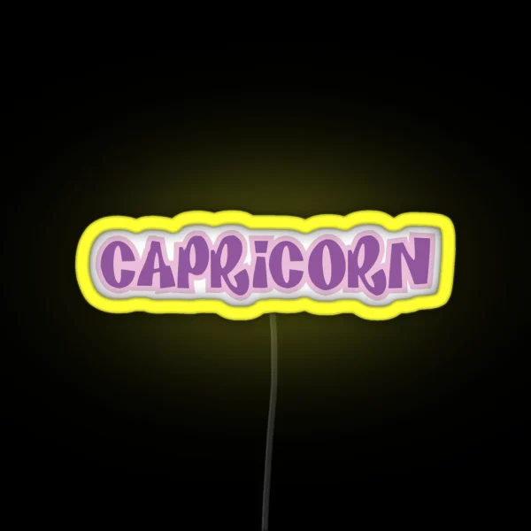 Capricorn Bratz RGB Neon Sign