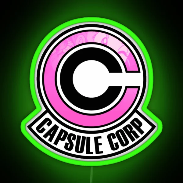 Capsule Corp Bulma RGB Neon Sign
