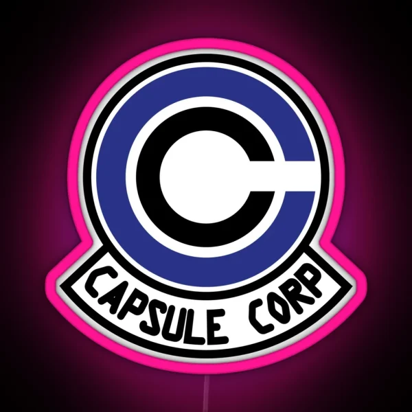 Capsule Corp Led RGB Neon Sign