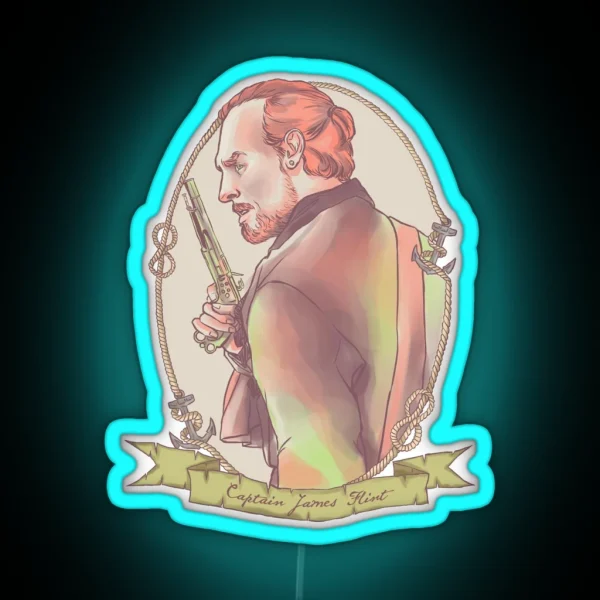 Captain Flint RGB Neon Sign