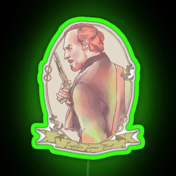 Captain Flint RGB Neon Sign