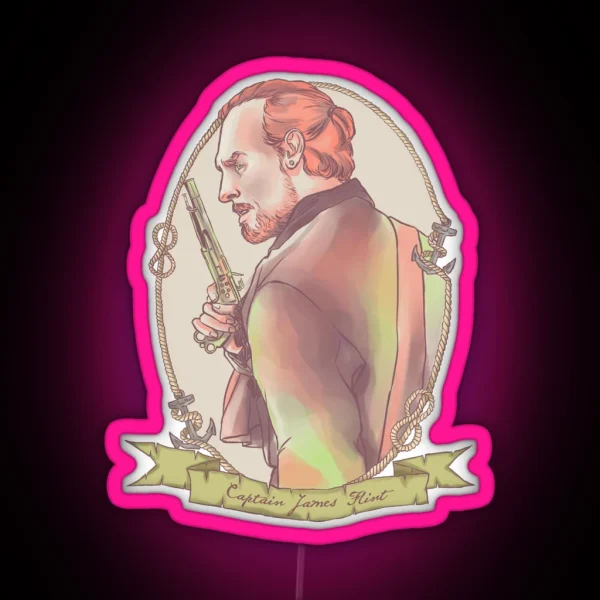 Captain Flint RGB Neon Sign