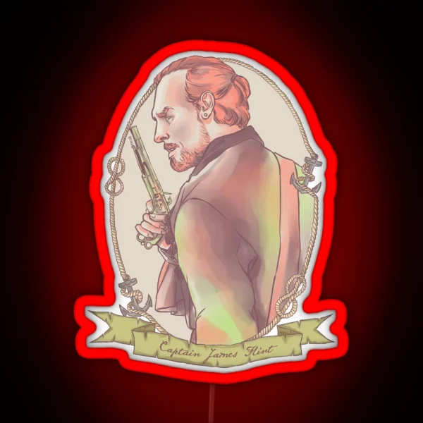 Captain Flint RGB Neon Sign