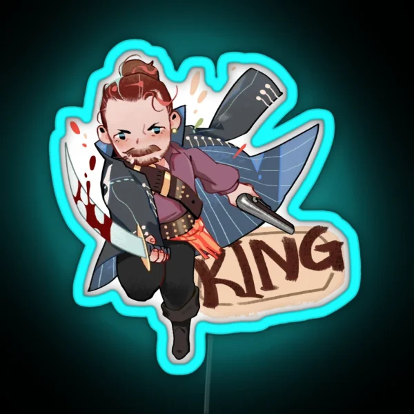 Captain Flint The King RGB Neon Sign