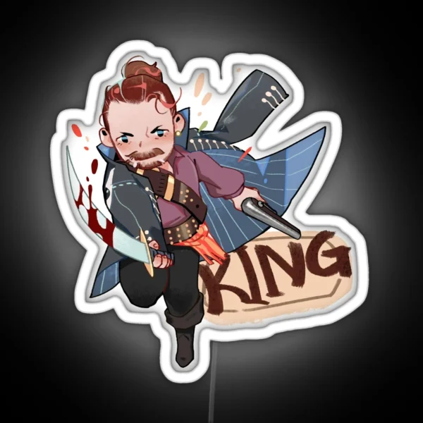 Captain Flint The King RGB Neon Sign