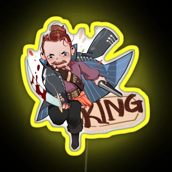 Captain Flint The King RGB Neon Sign