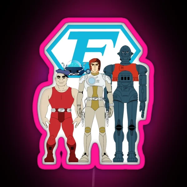 Captain Future Crew RGB Neon Sign