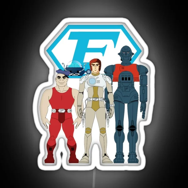 Captain Future Crew RGB Neon Sign