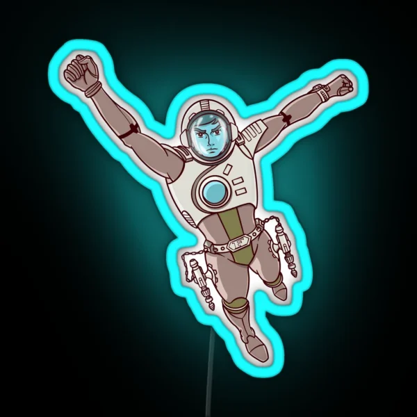 Captain Future RGB Neon Sign