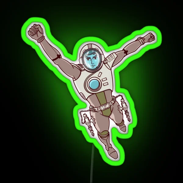 Captain Future RGB Neon Sign