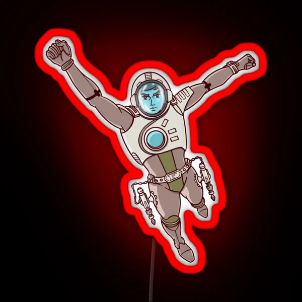 Captain Future RGB Neon Sign