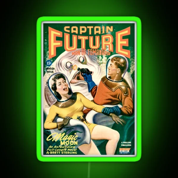 Captain Future RGB Neon Sign