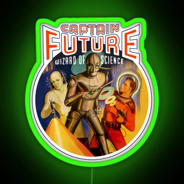Captain Future RGB Neon Sign