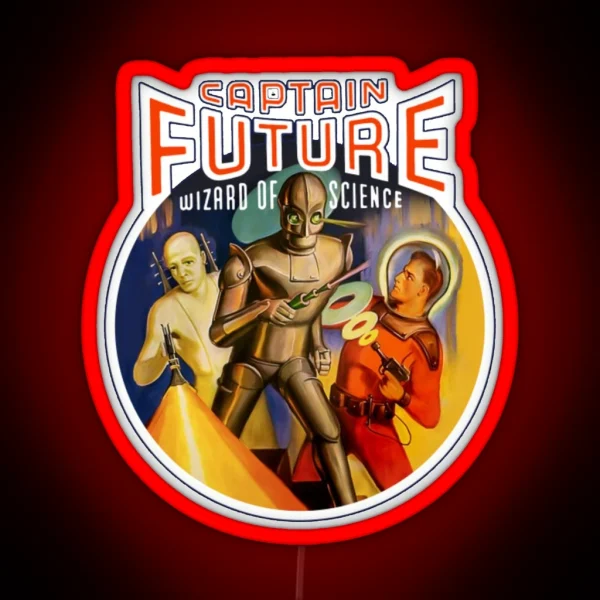 Captain Future RGB Neon Sign