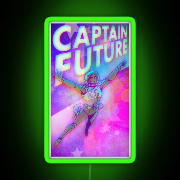 Captain Future RGB Neon Sign
