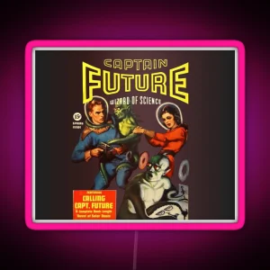 Captain Future Wizard Of Science RGB Neon Sign
