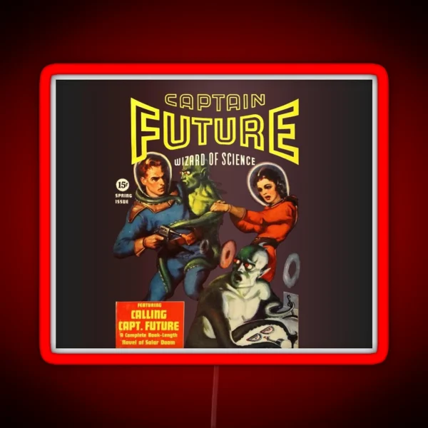 Captain Future Wizard Of Science RGB Neon Sign