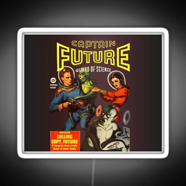 Captain Future Wizard Of Science RGB Neon Sign