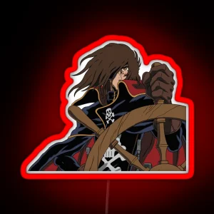 Captain Harlock RGB Neon Sign