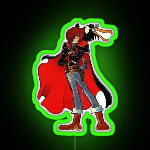 Captain Harlock RGB Neon Sign
