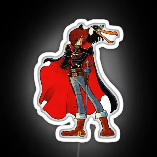 Captain Harlock RGB Neon Sign