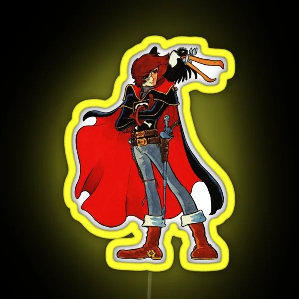 Captain Harlock RGB Neon Sign