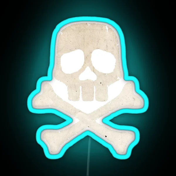 Captain Harlock Skull RGB Neon Sign