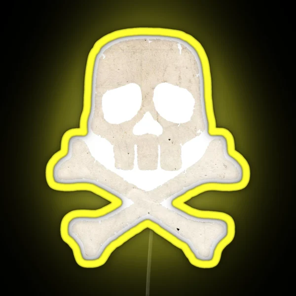 Captain Harlock Skull RGB Neon Sign