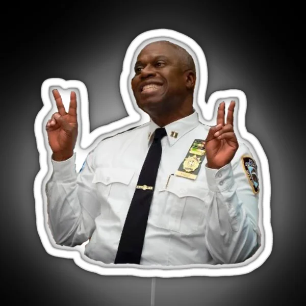 Captain Raymond Holt RGB Neon Sign