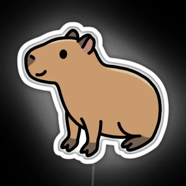 Capybara RGB Neon Sign