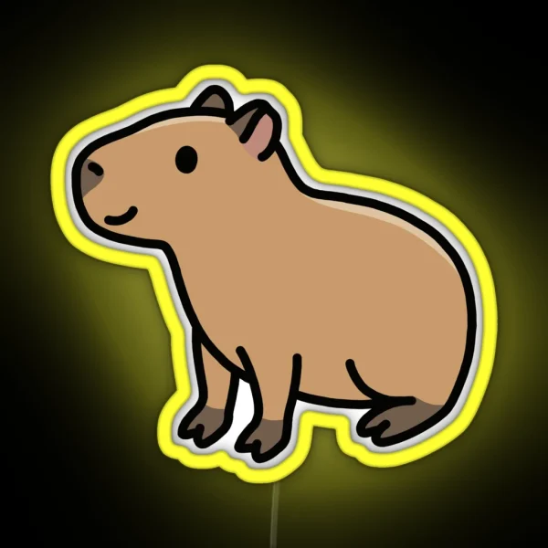 Capybara RGB Neon Sign