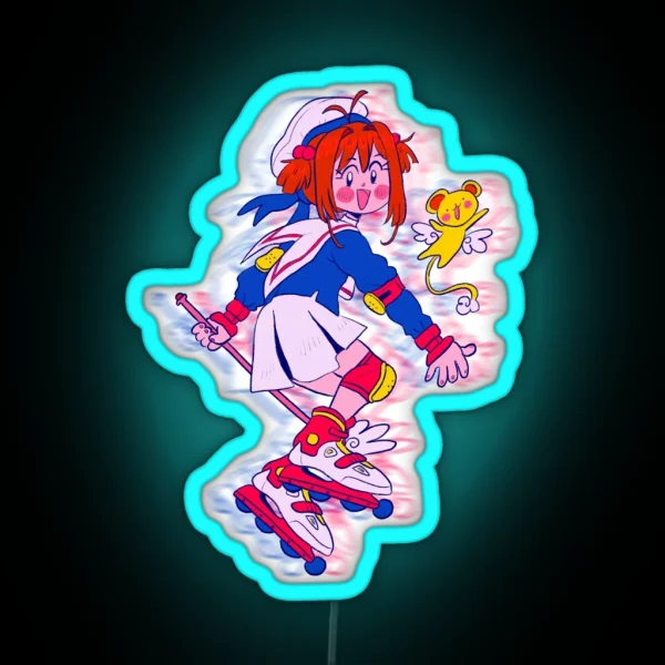 Card Captor Sakura RGB Neon Sign