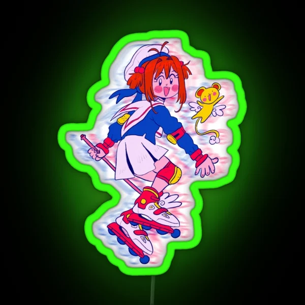 Card Captor Sakura RGB Neon Sign