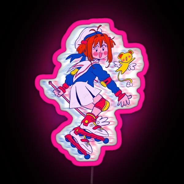 Card Captor Sakura RGB Neon Sign