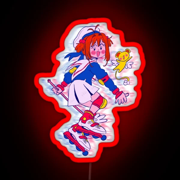 Card Captor Sakura RGB Neon Sign