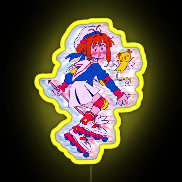Card Captor Sakura RGB Neon Sign