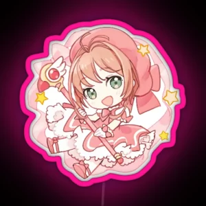 Cardcaptor Chibi Sakura Chan RGB Neon Sign