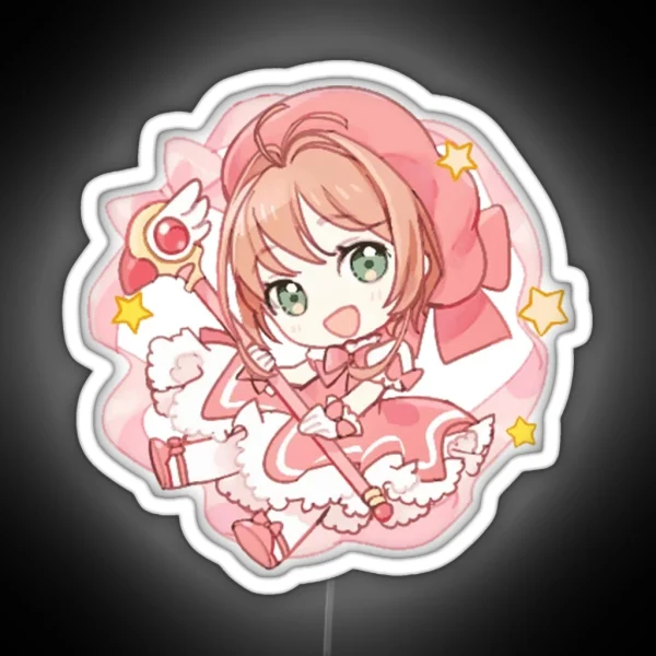 Cardcaptor Chibi Sakura Chan RGB Neon Sign